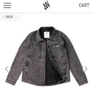 Ripton & Co black wash denim jacket